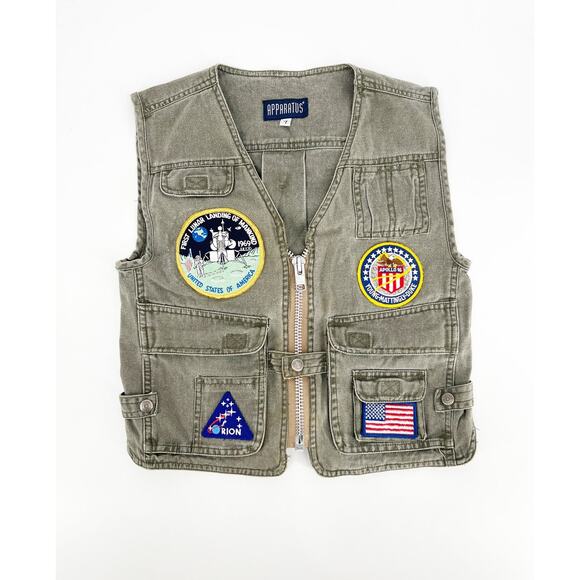Vintage Apparatus Scouts Merit Badge Patch Moon Landing Vest - Picture 6 of 6